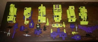 Devastator Transformers G1 Constructions Complete With Weapons Set Of Six