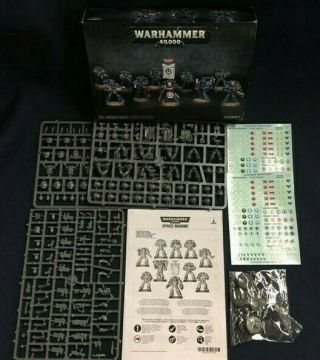 Warhammer 40,  000 10 X Miniatures Space Marine Tactical Squad Citadel