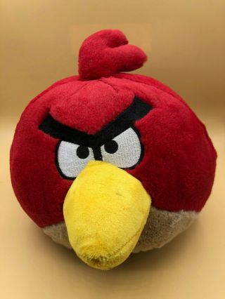 Angry Birds With Sound Red Bird Plush Soft Stuffed Toy Commonwealth