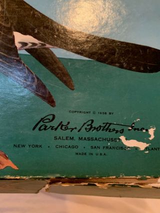 Vintage 1958 GAME OF BIRD WATCHER by Parker Brothers Board Game 6