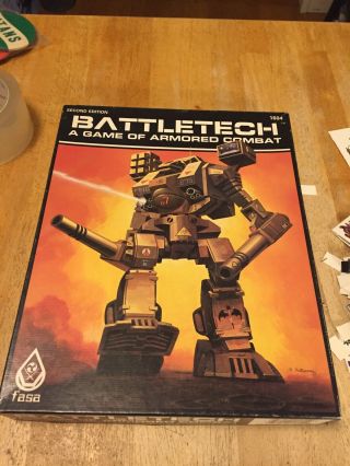 Battletech 2nd Edition Fasa Corp 1604 A Game Of Armored Combat 1985 Mostly Comp.