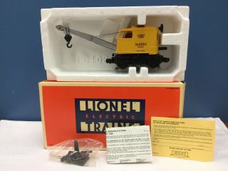 Lionel Electric Trains Operating Burro Crane 6 - 18402 Pristine