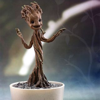 Guardians Of The Galaxy Mini Dancing Groot Pvc Dolls Action & Toy Figure 12cm H