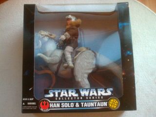 Han Solo & Tauntaun Star Wars Collector Series 12 Inch Figure Kenner 1997 Mib
