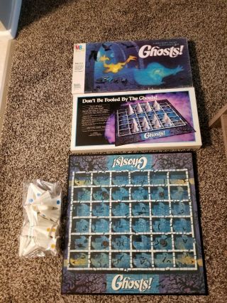 Vintage 1985 Milton Bradley Ghosts Board Game,  Game Night