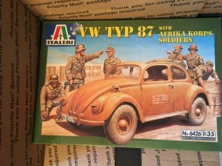 Italeri German Vw Typ 87 W/afrika Korps Soldiers