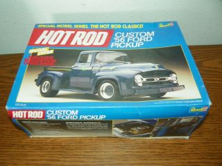 Revell Hot Rod Custom 1956 Ford Pickup Truck 7124 Model Kit 1/25 Scale Open