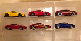 Hot Wheels Ferrari 430 Scuderia (6) Walmart Exclusive,  Racer Etc.  All