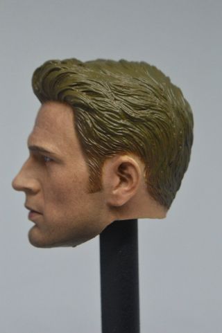 Custom 1/6 Scale Captain America Steve Rogers Male Head Sculpt HOT HEART 4