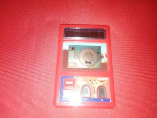 Vintage Casio Electronic Solar Power Game Cg - 32 Cat Hand 1983 Made In Japan