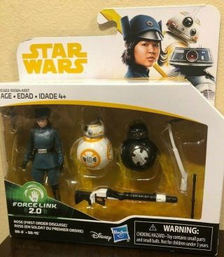 Star Wars Force Link 2.  0 Rose,  Bb - 8 And Bb - 9e Postage