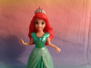 Disney Princess Little Kingdom MagiClip Little Mermaid Ariel Doll Green Dress 2