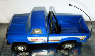 Vintage TONKA Dodge Pickup Truck Toy,  Blue Pressed Steel,  XR - 101,  14 - 1/2 