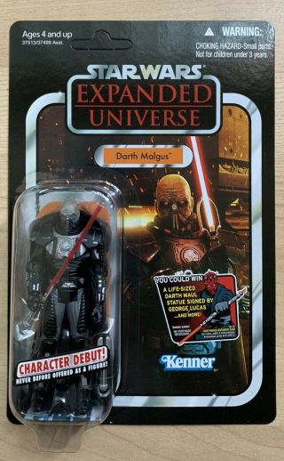 Star Wars Tvc Darth Malgus Expanded Universe Vc96 Unpunched With Star Case