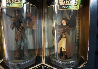 Star Wars Epic Force 3 - Pack Han Solo Chewbacca Obi - Wan FAO Schwartz 1997 4
