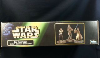 Star Wars Epic Force 3 - Pack Han Solo Chewbacca Obi - Wan FAO Schwartz 1997 6