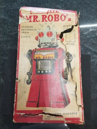 CRAGSTAN ' s Mr.  ROBOT 1960 ' s JAPAN by YONEZAWA w/ Box (Box Rough) 2