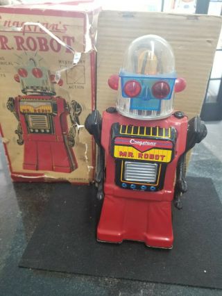 CRAGSTAN ' s Mr.  ROBOT 1960 ' s JAPAN by YONEZAWA w/ Box (Box Rough) 3