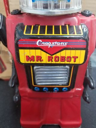 CRAGSTAN ' s Mr.  ROBOT 1960 ' s JAPAN by YONEZAWA w/ Box (Box Rough) 5