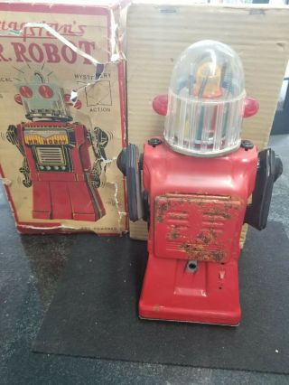 CRAGSTAN ' s Mr.  ROBOT 1960 ' s JAPAN by YONEZAWA w/ Box (Box Rough) 6