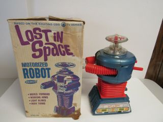 1966 Remco Lost In Space Motorized Robot w/Original Box 5