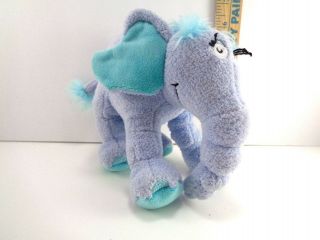 Dr Seuss Horton Hears A Who Plush Manhattan Toy Company Stuffed Blue Elephant 6 "