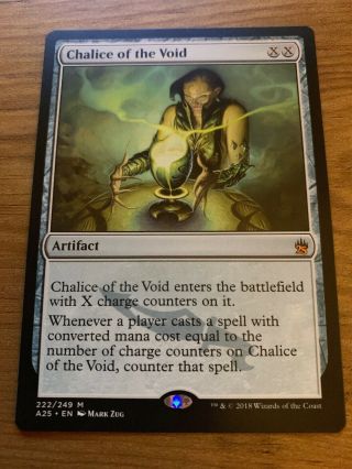 1x Chalice Of The Void,  Near,  Masters 25,  Mtg