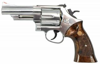 Crown Model Hop - Up Gas Revolver No.  4 S&w M629 4 Inch Stainless Steel Color