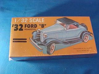 Mib Orig 1960s Palmer 1/32 Scale Model Car Kit 1932 Ford B Roadster