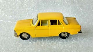 Moskvich 412 A2 Mockvitch Yellow Diecast USSR Soviet Scale 1/43 2