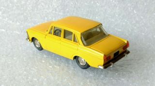 Moskvich 412 A2 Mockvitch Yellow Diecast USSR Soviet Scale 1/43 3