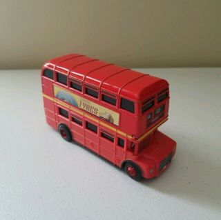 Disney Pixar Cars 2 London Double Decker Red Bus United Kingdom Touring Tyres 5 "