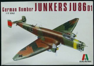 1/72 Italaerei Models Junkers Ju - 86e - 2 German Wwii Bomber