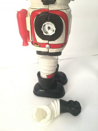 1968 Marx Colonel Hap Hazard Tin Robot battery Operated complete not 6