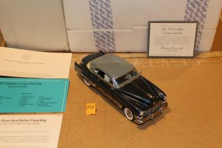 T10 Franklin 1949 Cadillac Coupe Deville 1:24 Blue & Gray Cert B11wl74