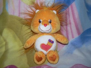 10 " Plush Orange Braveheart Heart Lion Care Bear Cousin Baby Boy Girl Gift Toy