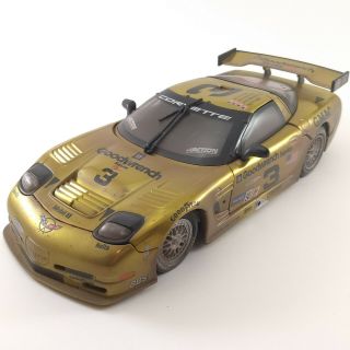 Gold 2001 Corvette C5r - Earnhardt,  Pilgrim,  Collins - 1:18 Diecast