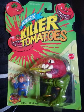 1991 Mattel Attack Of The Killer Tomatoes Officer Bookum Ultimato Moc