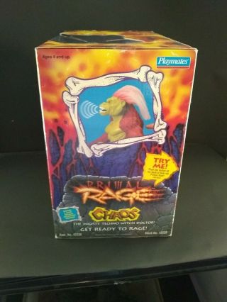 1994 PRIMAL RAGE SERIES CHAOS THE MIGHTY TECHNO WITCH DOCTOR 12230 12233 7