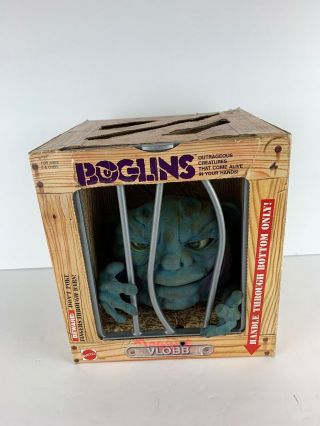1987 Mattel Bogglins (vlobb) Monster Rubber Hand Puppet