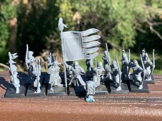 Warhammer Fantasy Aos Bretonnian Peasant Bowmen X14 7th Ed.  Plastic W/fc Spikes