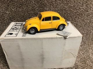 1967 Volkswagen Beetle Franklin 1:24 Yellow Vw Bug