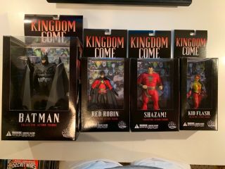 Dc Direct Kingdom Come Wave 2 Alex Ross Set Of 4 Figures Nib Batman Shazam More