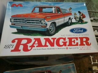 Moebius 1971 71 Ford Ranger Xlt Pickup 1/25 Scale Model 2015 Parts Only 1208
