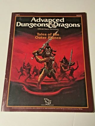 Tales Of The Outer Planes (op1) - Ad&d - Tsr - Very Good Shape