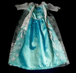 Disney Frozen Queen Elsa Life - Size Doll 38 " Dress Only