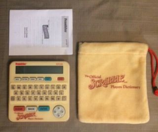 Franklin Electronic Scrabble Players Dictionary Ospd W Games Scr - 226