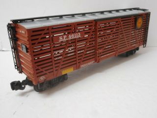 Aristo - Craft Art - 46113 Southern Pacific Stock Car With Metal Wheels G Scale