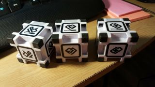 Set Of 3 Cozmo Cosmo Robot Replacement Cubes /Blocks 1 2 & 3 ANKI 2