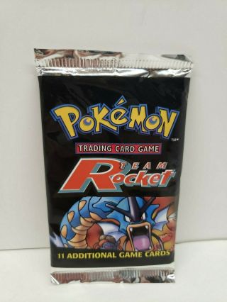 1st Edition Pokemon Team Rocket Booster Pack Unweighed